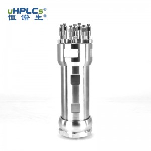 恒譜生液相色譜柱裝填裝置裝柱機(jī)勻漿罐配套一出一單接頭可定制，適用于柱管內(nèi)徑2.1#、3.0#、4.0#、4.6#、10#轉(zhuǎn)接頭